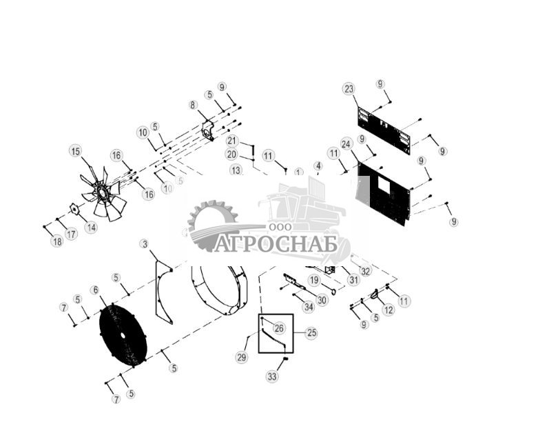 Вентилятор, дверца вентилятора и щиток вентилятора - ST879463 111.jpg